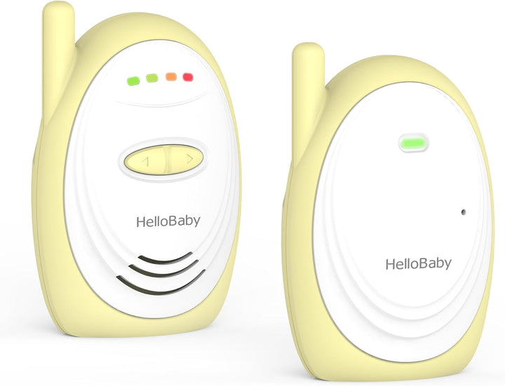 Audio Baby Monitor with 1000Ft Range, Volume Control, Portable 2.4Ghz Digital Wireless Baby Monitor, Audio Surveillance for Baby with High-Sensitivity Mic, USB Connection, HB168