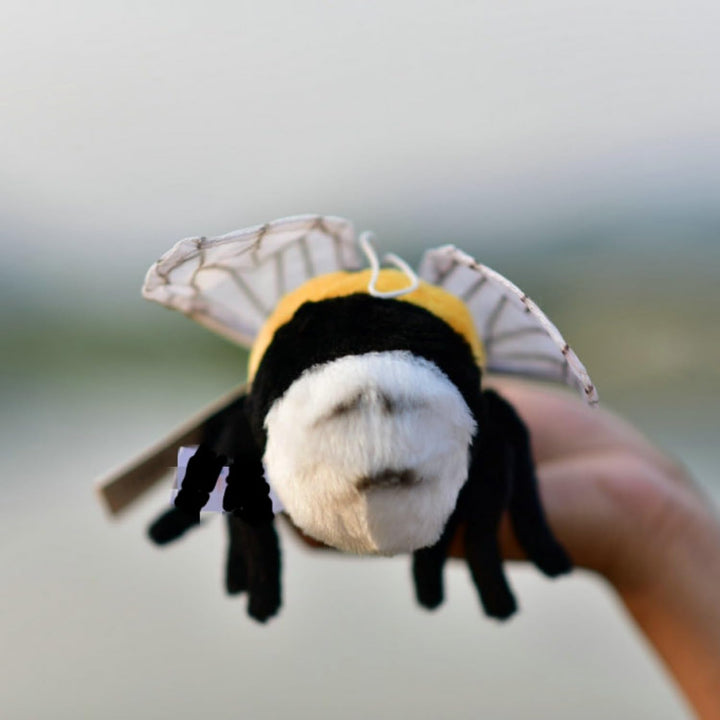Soft Bee Plush Toy, Stuffed Animal Doll,Cute Honeybee Plush Doll,17Cm