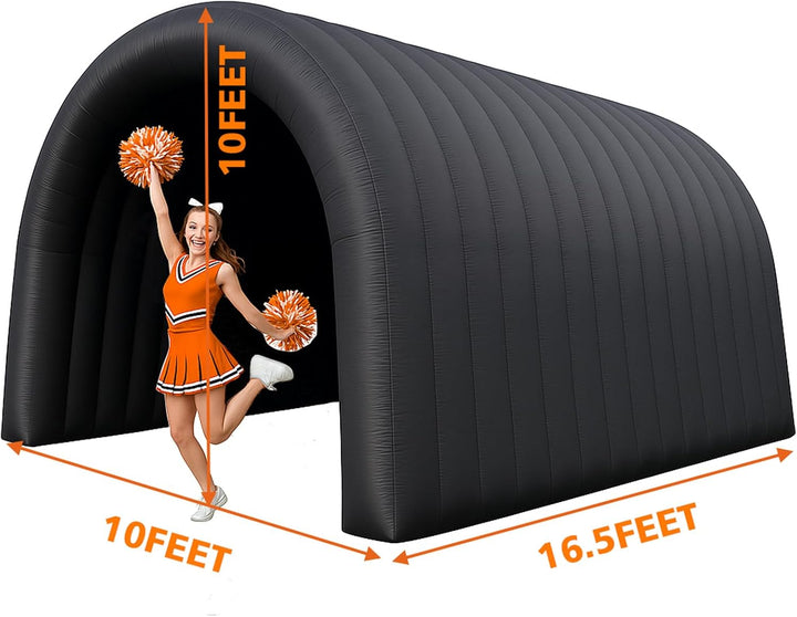 23X10X10Ft Quick Setup Inflatable Tunnel Arch - for Sports Games, Trade Shows & Promotions (Blower Included)