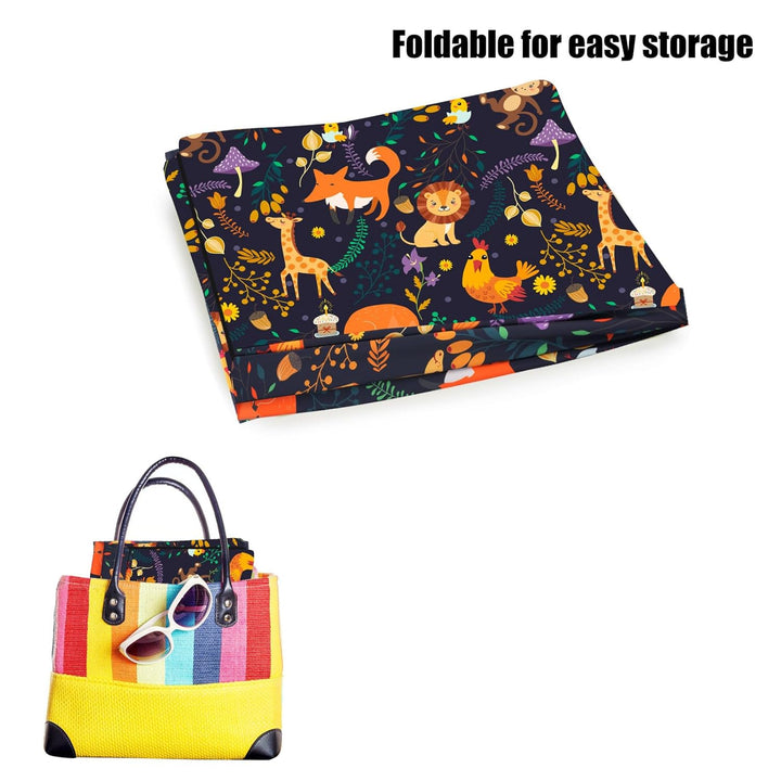 Stretchy Panoramic Canopy Compatible with Wonderfold Stroller Wagons W2/W4 All Model,Upf50+ Fabric Sun Shade and Protection for Riders(Animal Pattern)
