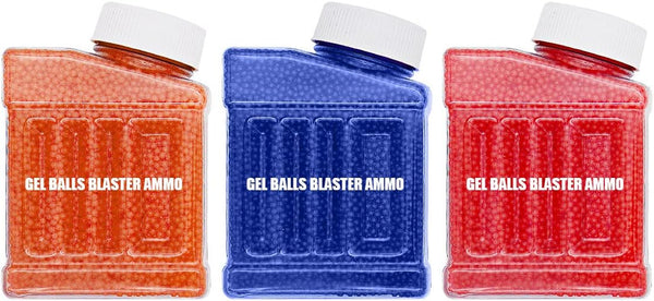 Gel Balls Blaster Ammo Refill (7-8 Mm, 3 Pack, 90000 Pieces), Splat Orby Accessories Made of Non-Toxic Eco Friendly Compatible with Electric Gel Ball Blaster Gun,For Ages 14+