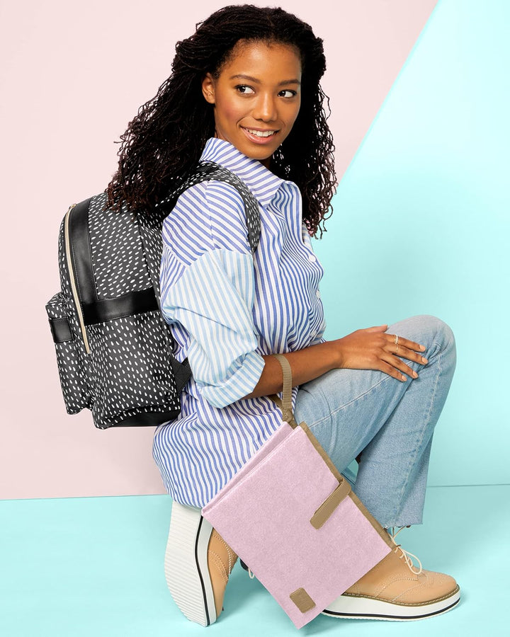 Changing Wallet, Heather Pink, One Size