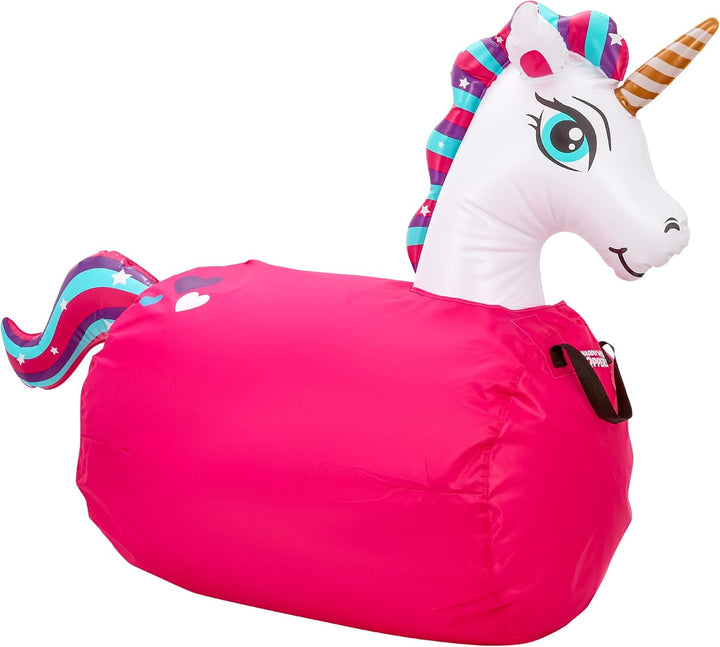 Hip Hoppers Bouncy Hopper Inflatable Hopping Animal Bouncer, Supports up to 250 Pounds, Ages 5 and up (Brown Bull)