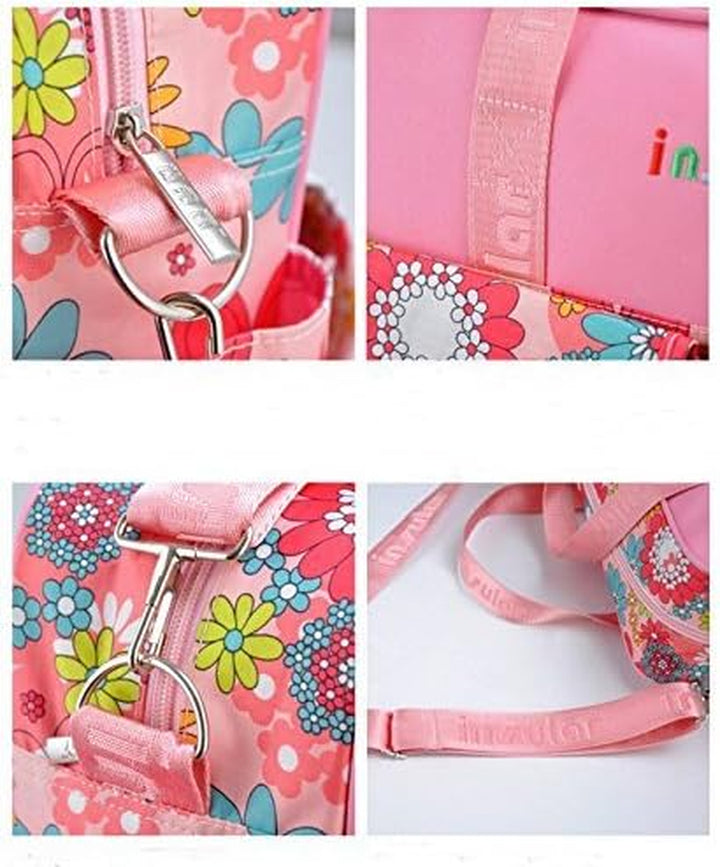 Mummy Shoulder Bag Diaper Bag Chic Nappy Changing Bag Tote/Messenger Style Large with Changing Mat, Adjustable Straps