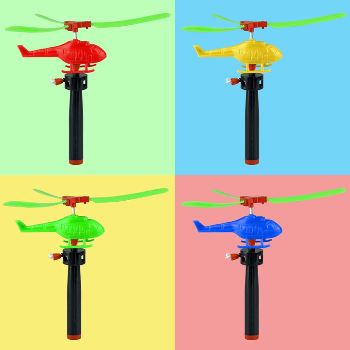 10PCS Flying Helicopters Planes 360°Rotating Airplanes Helicopter Airplane for Boys Girls Goodie Bag Stuffers Classroom Prizes Bulk Party Favors