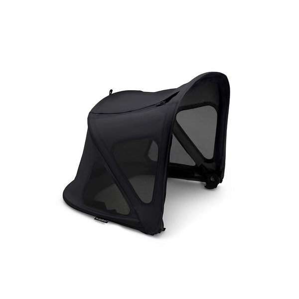 Breezy Sun Canopy, Extendable for Extra Coverage and Optimal Sun Protection, Water Repellent, Compatible with Fox/Cameleon 3/Lynx Strollers (Midnight Black)
