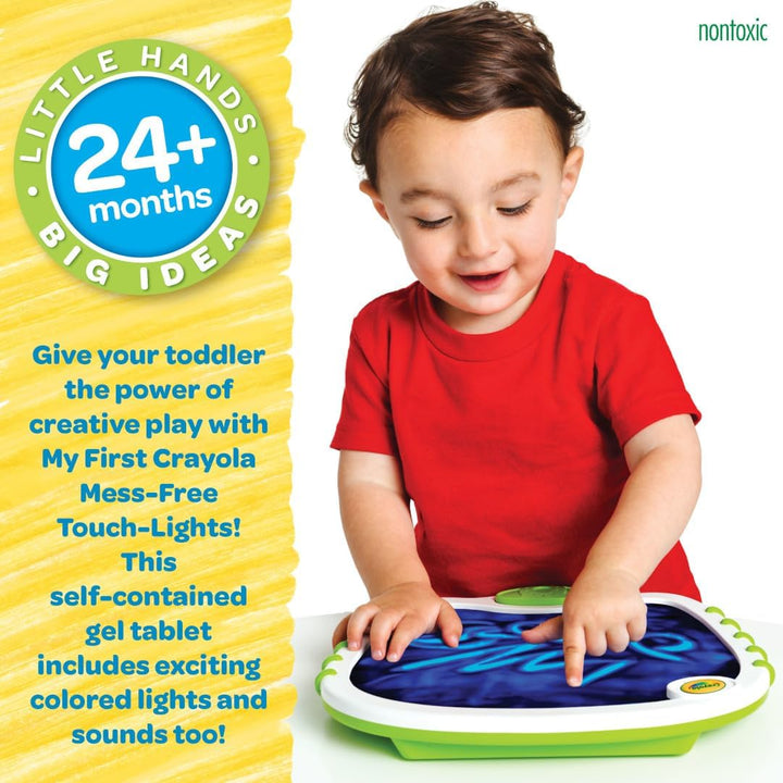 Toddler Touch Lights, Musical Sensory Toys for Toddlers, Light up Drawing Pad, Mess Free Painting, Travel Activity, Gift for Toddlers, 2+