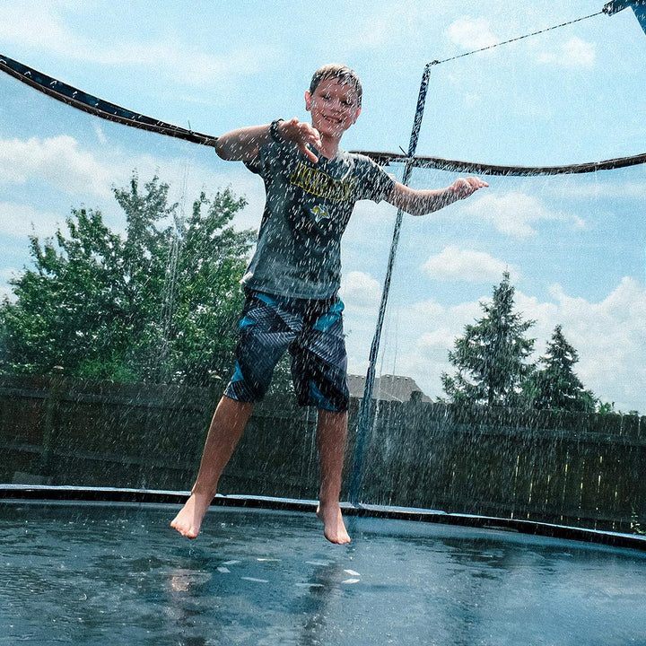 Trampoline Sprinklers for Kids, Outdoor Trampoline Spary Park Fun Summer Water Toys.(39Ft)