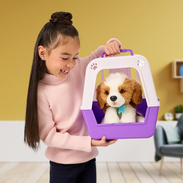 My Really Real Puppy Patches the Beagle, Interactive Realistic Toy Dog with 60+ Sounds and 2-In-1 Bed, Lifelike Puppy for Ages 5+
