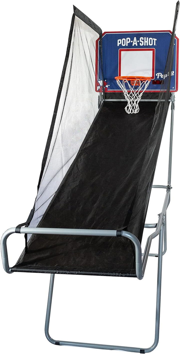 - Pop-Up Game | Arcade Basketball Inside, Out, and on the Go | Infrared Sensor Scoring | 3 Balls | Foldable, Portable, Tote Bag Included