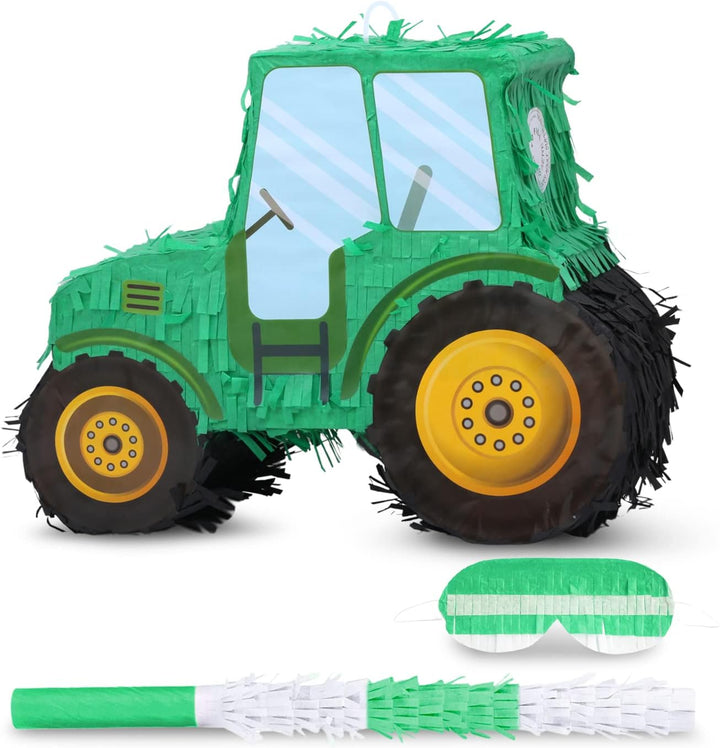 Dinosaur Pinata Bundle with a Blindfold and Bat (17X13X4 Inches), Perfect for Birthday Parties, Animal Theme Parties, Decorations