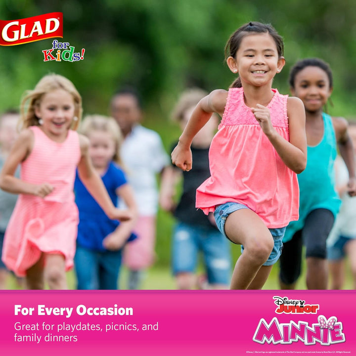 for Kids Disney Mickey & Friends Disposable Paper Cups, Pink Minnie - Heavy Duty, Soak Proof, Kid-Friendly Paper Cups for Drinking and Everyday Use, 9 Ounce, 24 Count