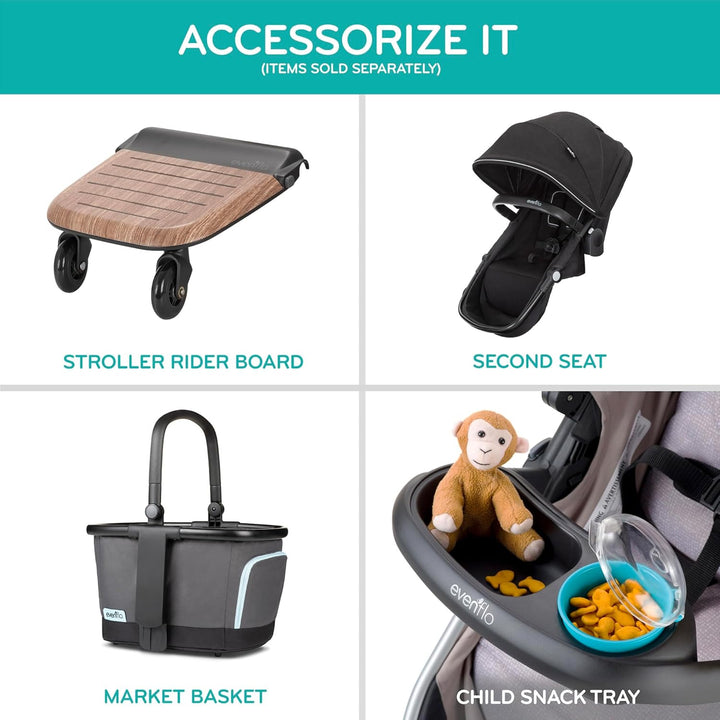 Pivot Xpand Modular Travel System with Litemax Infant Car Seat (Ayrshire Black)