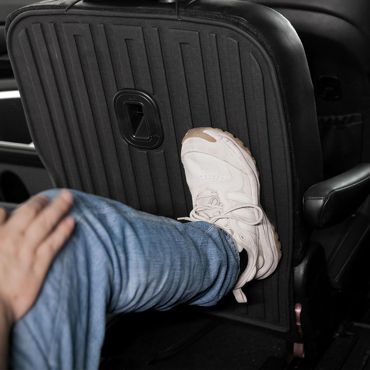 Kick Mats Backrest Mats for 2020-2024 2025 Kia Telluride 7 Passenger Captain Chairs Car Mats Accessories, All Weather TPE Interior Protector(2Nd Row Kick Mats)