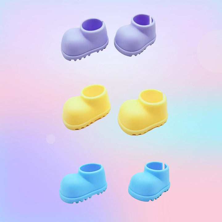 Doll Shoes for Labubu,10 Pairs Cute Labubu Shoes Set,Including Pink Labubu Boots,17Cm Labubu Accessories(No Doll)