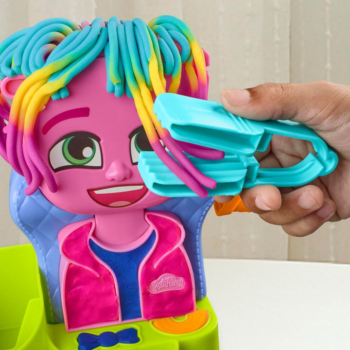 Hair Stylin' Salon Playset with 6 Cans, Pretend Play Toys for Girls and Boys Ages 3 and Up