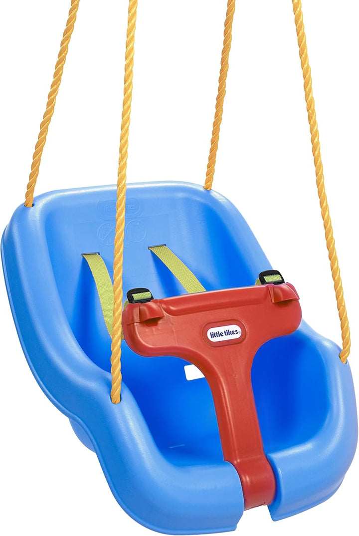 Snug 'N Secure Blue Swing with Adjustable Straps, 2-In-1 for Baby and Toddlers Ages 9 Months - 4 Years