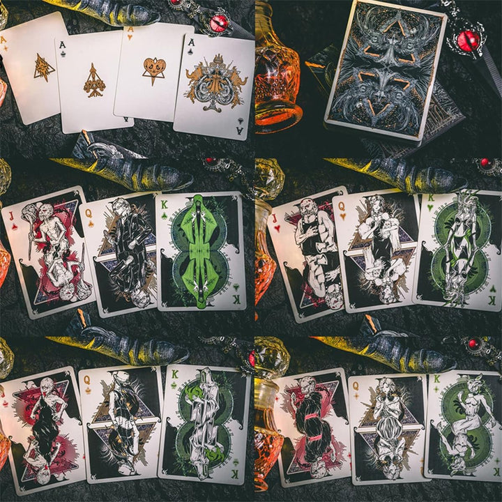 Cthulhu Mythos Yellow Sign H.P. Lovecraft Poker Cards Mythos King in Yellow Poker Collection Tarot Card Playing Cards Magic Party Game Cards for Men and Women