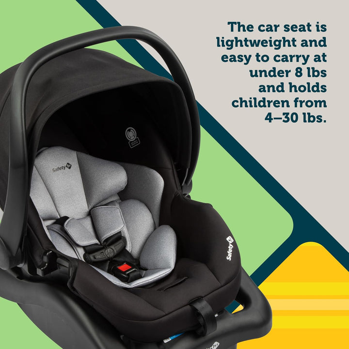 Grow and Go Flex 8-In-1 Car Seat Stroller Combo, Baby Stroller Travel Systems for Infants 4-30 Lbs, Stroller and Carseat Combo Set, Foundry