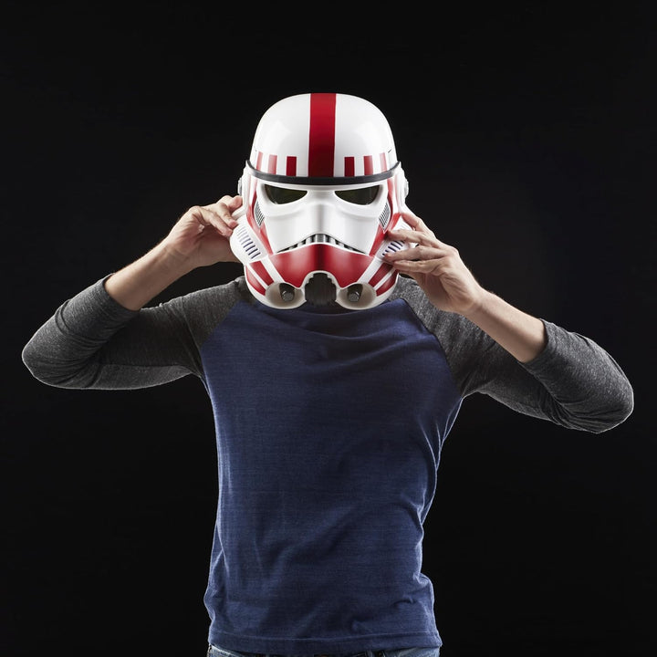 the Black Series Shock Trooper Electronic Helmet