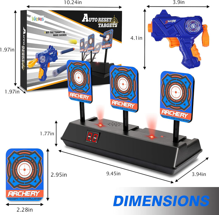 Electric Scoring Auto Reset Shooting Digital Target for Nerf Guns Shooting Target