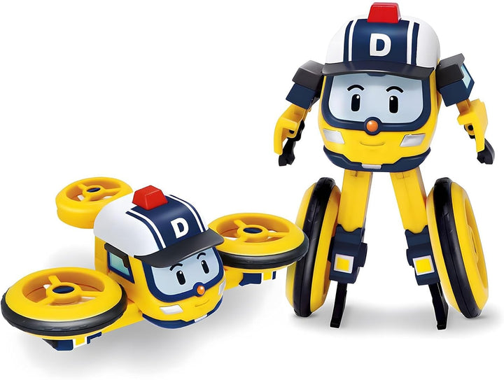 4" Transforming Robot - Fire Truck Roy, Stem-Inspired Rescue Robot Figure | Role Play Toy Gift for Toddlers & Preschool Kids Ages 1 2 3 4 5 6