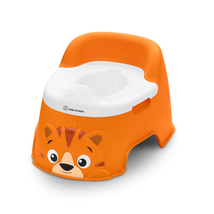Tinkle and Reveal Tiger Potty Training Toilet, Non-Skid Toddler Potty, Removable Bowl, Ages 18+ Months