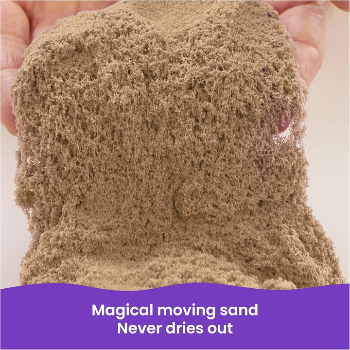 , 3.25Lbs Beach Play Sand, Moldable Sensory Toys for Kids & Classroom, Back to School Teacher Must Haves, Resealable Bag (Packaging May Vary)