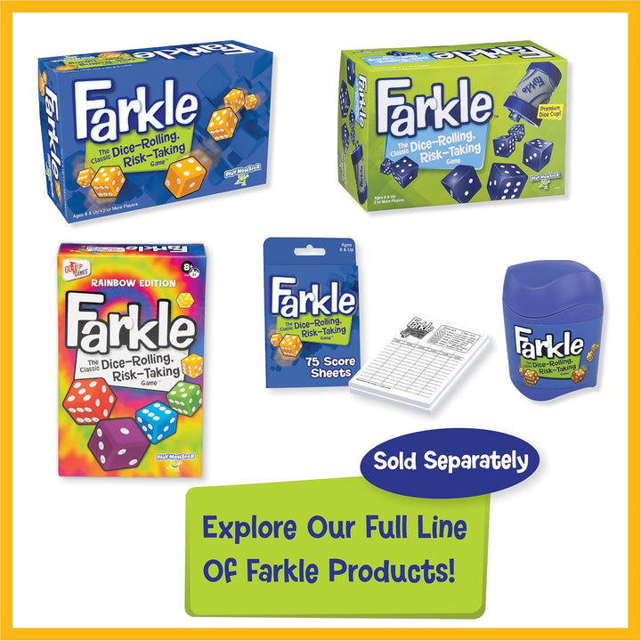 Farkle Classic Dice Game - Family Game Night - Easy to Travel - Ages 8+
