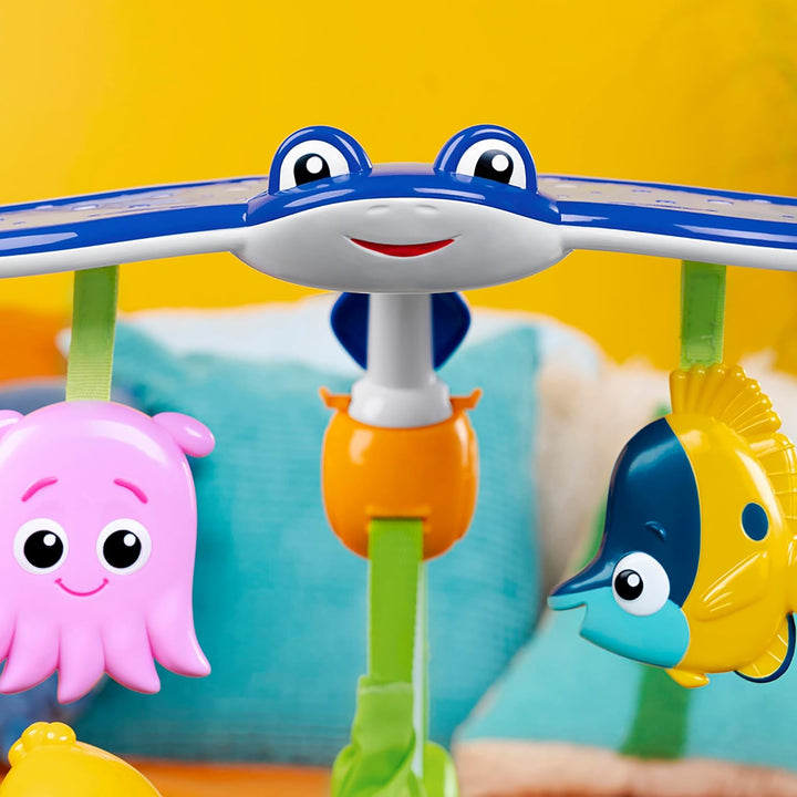 Disney Baby Finding Nemo Sea of Activities Baby Activity Center Jumper with Interactive Toys, Lights, Songs & Sounds, 6-12 Months (Blue)
