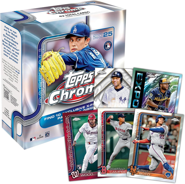 2025  Chrome Baseball - Factory Sealed - Mega Box