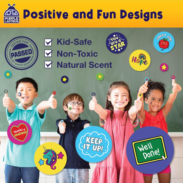 1260 Variety Scratch and Sniff Stickers - 15 Unique Scents - Fun and Motivational Rewards for Kids and Teachers Must Haves, Smelly Sticker for Classroom, & Back to School Gift