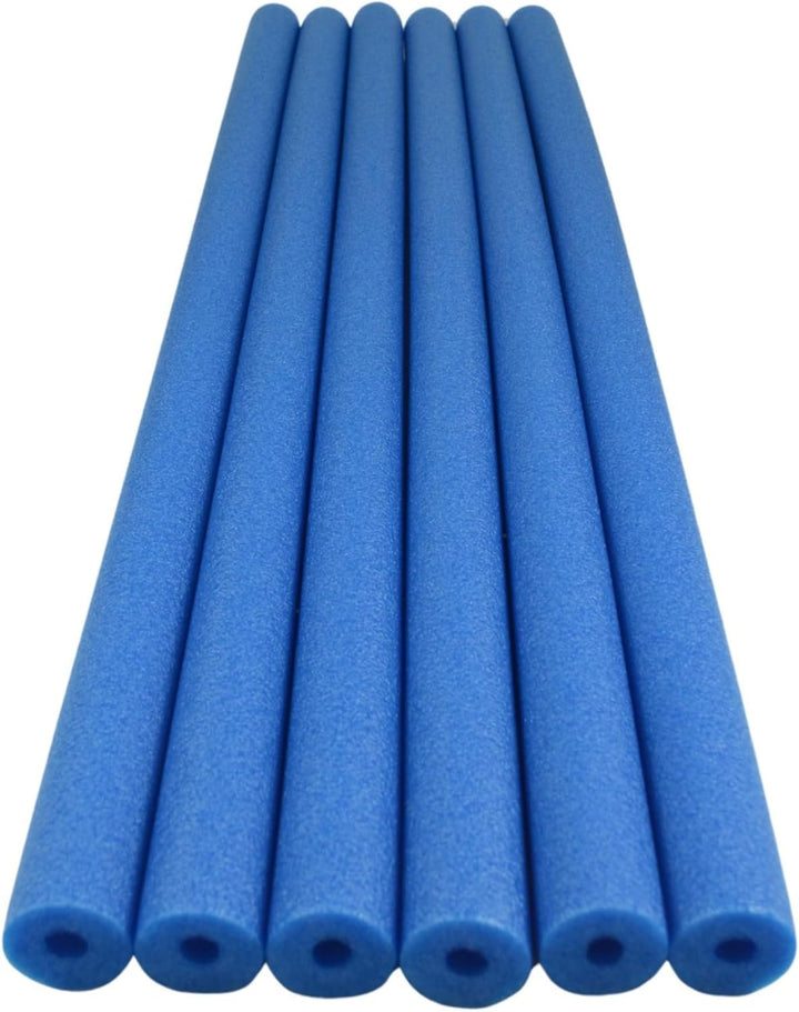 Pool Swim Noodle,  6 Pack 52 Inch Hollow Foam Pool Swim Noodle, Bright Foam Noodles for Swimming, Floating and Craft Projects