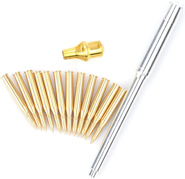 Metal Barrel + Shells Accessories Kit Tank Model Replacement for Tamiya 35216/35227 1/35 German Tiger I Tank Parts