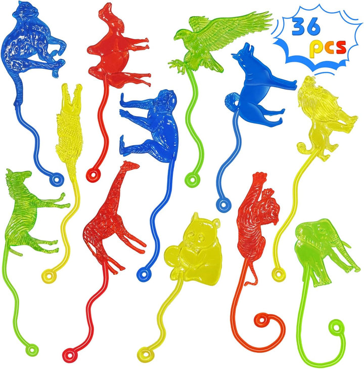 Sticky Hands Bulk 48 PCS Party Favors for Kids 4-8 8-12 Stretchy Sticky Hand Toy Goodie Bag Stuffers Back to School Gifts for Students Treasure Box Toys for Classroom Prizes Birthday Party Supplies