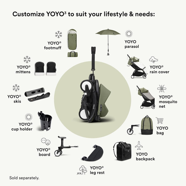 YOYO Board - for Children from 24-48 Months or up to 44 Lbs - Easy to Install on YOYO Stroller