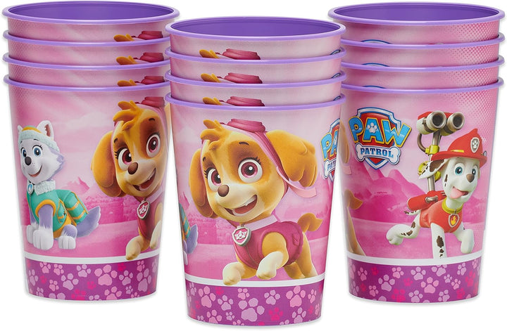 Paw Patrol Party Supplies, 16 Oz. Reusable Plastic Party Cups (12-Count)