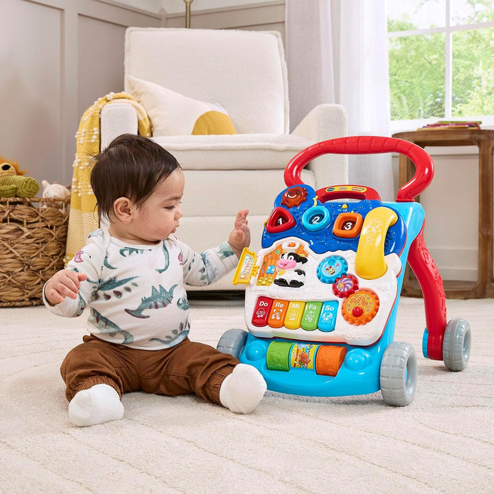 Sit-To-Stand Learning Walker (Frustration Free Packaging), Blue