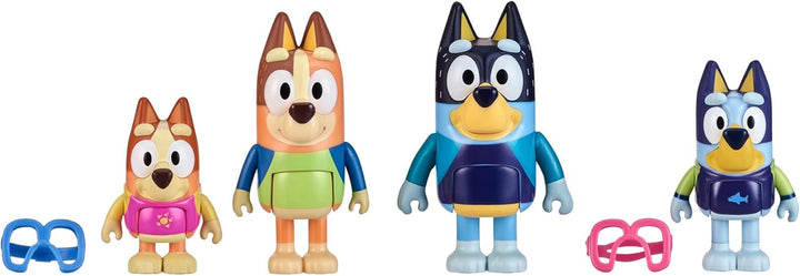 Figure 4-Packs, Halloween, 2.5" Poseable, Bingo, Chloe & Lucky Dressed in Halloween Costumes, with Accessories, Kids Can Recreate Their Favorite Moments
