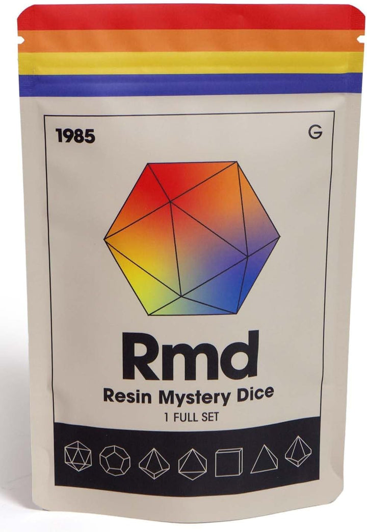 Mystery Dice, DND Dice Set of 7 Polyhedral Dice, Wide Range of Patterns, Gaming Dice, Suitable for Role Playing, Table Games (Mystery Pack of 1)