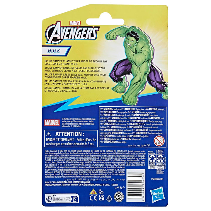 Marvel Epic Hero Series Hulk Deluxe Action Figure, 4-Inch-Scale, Avengers Super Hero Toys for Kids 4 and Up