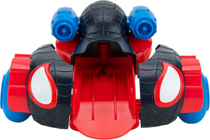 Marvel’S Spidey and His Amazing Friends Quick Shot Vehicle (Miles Morales: Spider-Man) - Quick Shot 2-In-1 Vehicle with Miles Morales: Spider-Man