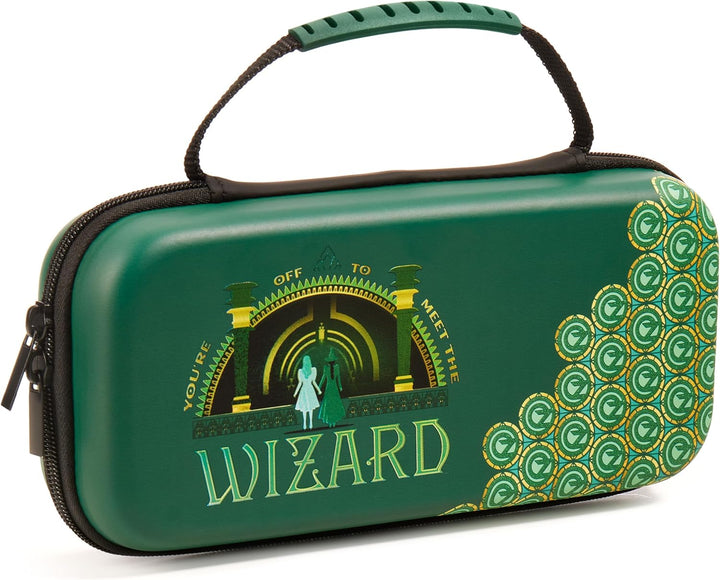 the Grinch Christmas Hard Shell Travel Case for Nintendo Switch and OLED Model Console - Fits 10 Games and Switch Accessories
