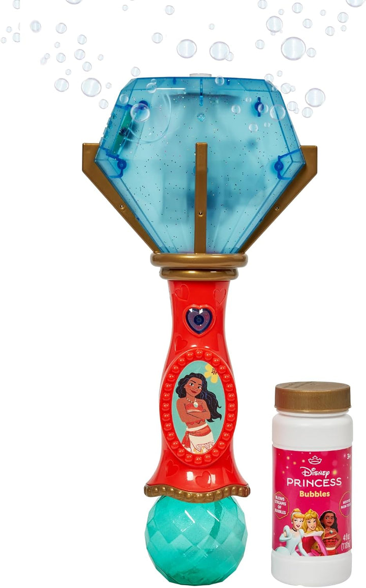 Disney Minnie Mouse Light and Sound Musical Bubble Wand, Includes Bubble Solution, Plastic, Multi (2051)