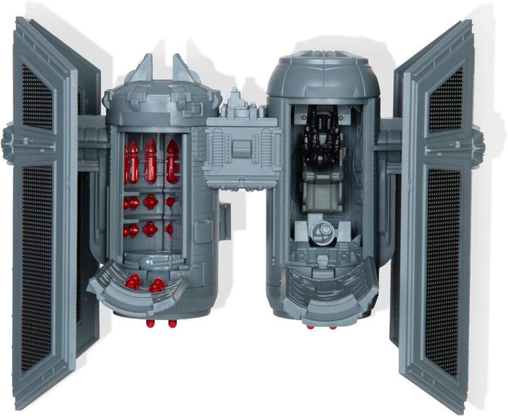 Star Wars Micro Galaxy Squadron TIE Bomber - 5-Inch Starfighter Class Vehicle with 1-Inch TIE Pilot Micro Figure Accessory