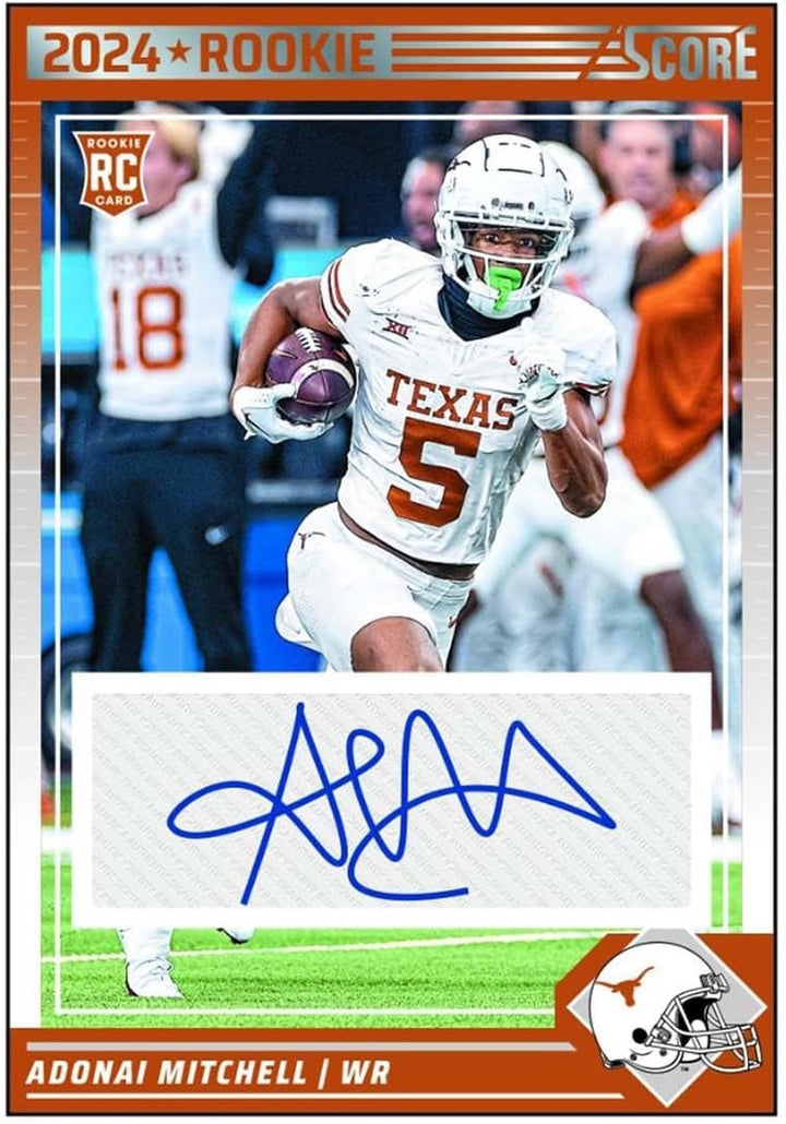 2024 Panini Score Football 6-Pack Blaster Trading Card Box ~ Green Rookie Signatures! (Jayden Daniels, Caleb Williams, Bo Nix)
