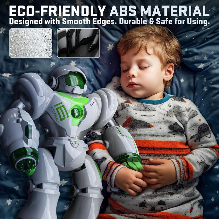 TR300 Robot Toys for Kids - Smart Programmable, Dancing Remote Control Emo Robot with 22 Actions, Supporting 78 Changing Expression, for Kids, 3 4 5 6 7 8 Year Old Boy Birthday