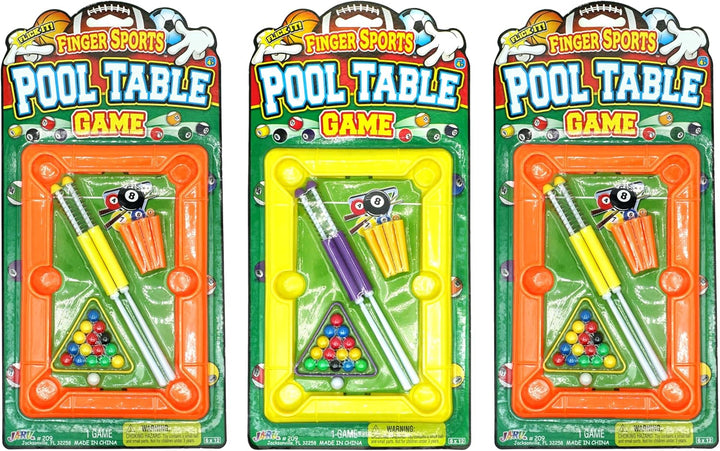 12 Inch Mini Pool Table Set (Mini Billiards) W/ 2 Cue Stick & Pool Balls. Portable Travel Size Mini Arcade Game. Office Desk Toys & Tabletop Games. Party Favors. 209