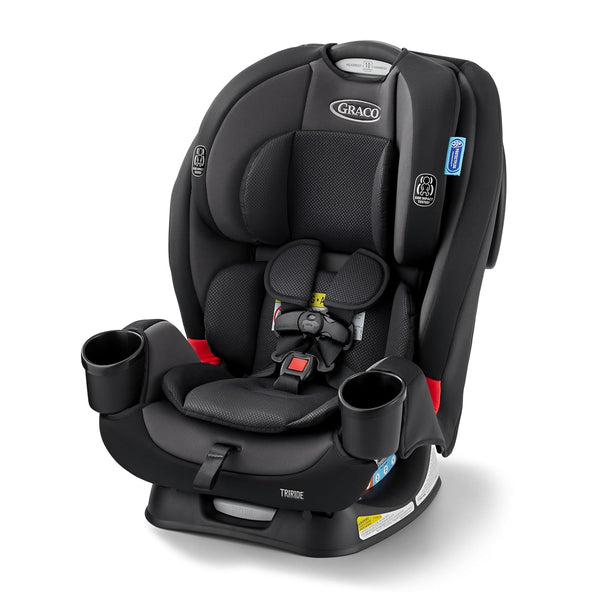 Triride 3-In-1 Reclining Car Seat, Kipling - Rear & Forward Facing Car Seat, Highback Booster, Adjustable Headrest