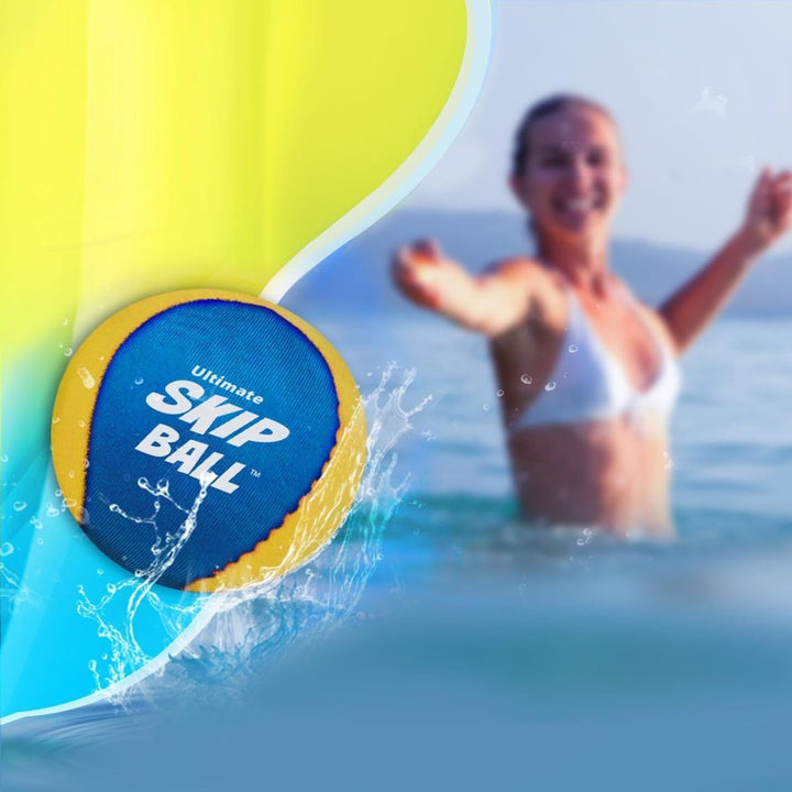 the Ultimate Skip Ball – Water Bouncing Ball (2 Pack) Create Lasting Memories with Your Friends & Family at the Beach, Lake or Pool - Great for All Ages